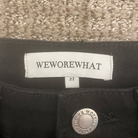 We Wore What BRAND NEW  High Rise Skinny Zip Jeans, Size 27 - Picture 3 of 4